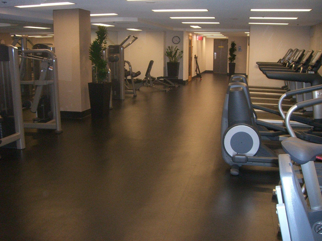 Should you glue down your rolled rubber flooring?