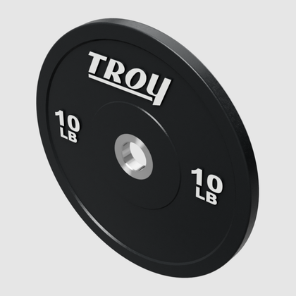Troy Premium Performance Black Rubber Bumper Plates