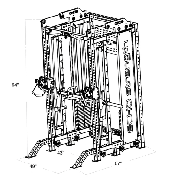 Kodiak Echo Smith Functional Trainer Combo | All-in-One – Kodiak