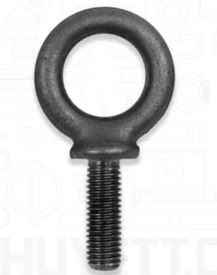 Black eye bolt on a white background with G.L. Huyett logo.