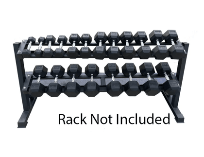 Kodiak Echo Hex Rubber Encased Dumbbell Sets