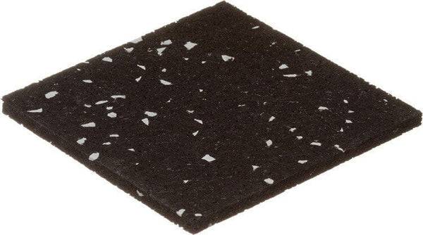 Black Ballistic Rubber Flooring Rolls 3/4 | IRON COMPANY  (RL-BLACK-ROLL-3/4)