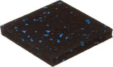 2' x 2' EZ-LOCK Rubber Floor Interlocking Blue Tiles