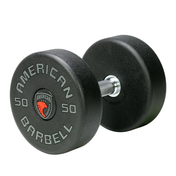 American Barbell Series 1 Round Heavy Commercial Urethane Encased Dumbbell