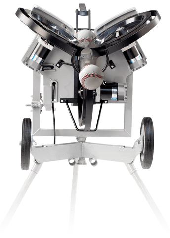 Hack Attack Pitching Machine 3 Wheel Machine