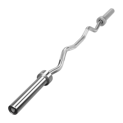 5' American Barbell Stainless Steel EZ CURL Bar 110K PSI Shaft, 28.5MM