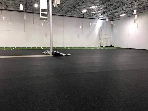 Rolled Rubber Flooring Texas Gym