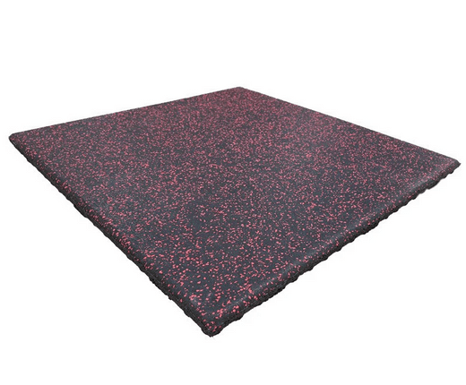 UltraTile Rubber Flooring on White Background 