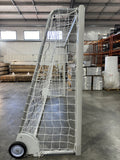 Gateway portable futsal goal set up on indoor gym floor