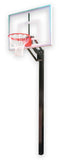 First Team Champ III in-ground adjustable basketball hoop with 36x54 acrylic backboard, direct bury post