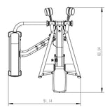 Kodiak Echo Pro Series Seated Lat Pulldown 8204 detail