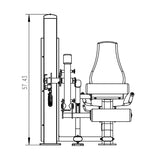 Kodiak Echo Pro Series Seated Leg Extension 8208 angle