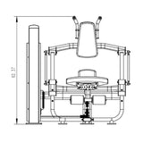 Kodiak Echo Pro Series Ab Crunch 8213 angle