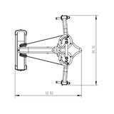 Kodiak Echo Pro Series Pec Deck / Rear Delt Combo 8216 detail