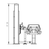 Kodiak Echo Pro Series Horizontal Leg Curl 8219 angle