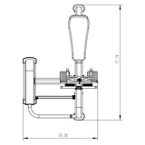 Kodiak Echo Pro Series Low Row Machine 8226 angle