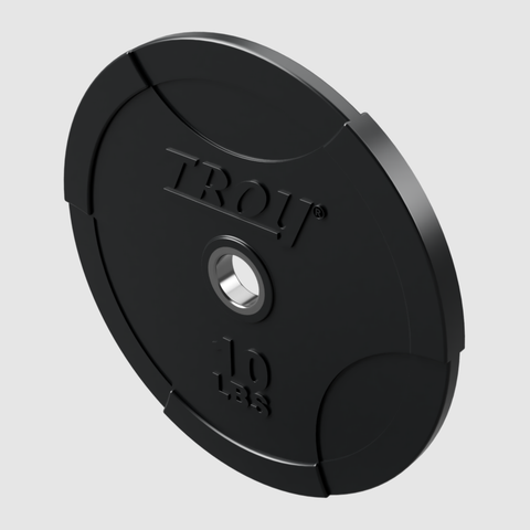 Troy Black Interlocking Rubber Bumper Plates – 10 lb