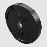 Troy Black Interlocking Rubber Bumper Plates – 35 lb