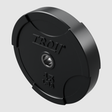 Troy Black Interlocking Rubber Bumper Plates – 45 lb
