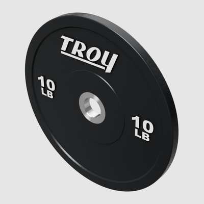 Troy Premium Performance Black Rubber Bumper Plates