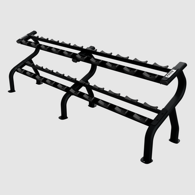 Troy Dumbbell Saddle Racks — Matte Black
