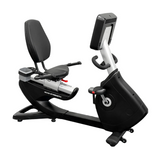 Echo Kodiak Echo 02003 Commercial Recumbent Bike with digital display, adjustable seat, and backrest shown on white.