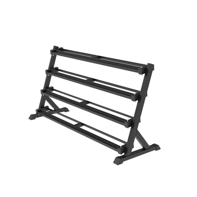 Kodiak Echo Fitness Hex Commercial Dumbbell 5-100lbs - 4 Tier Rack