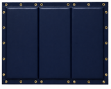 Kodiak Sports Folding Backstop Padding for Baseball & Softball with gold grommets; ideal for chain link fences.
