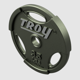 Troy Machined Cast Iron Interlocking Grip Plates – 35 lbs (pair)