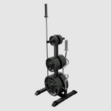 VTX Vertical Olympic Bumper Plate and Bar Rack (GOPT) detail