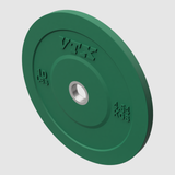 Troy VTX Solid Rubber Color Bumper Plates – 10 lbs Green (pair)