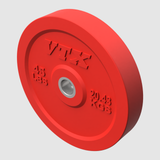 Troy VTX Solid Rubber Color Bumper Plates – 45 lbs Red (pair)