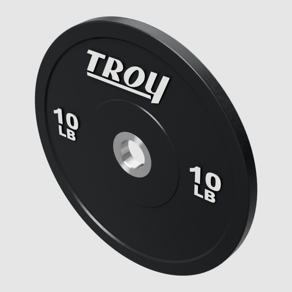 Troy Premium Performance Color Rubber Bumper Plates – 10 lbs (pair)