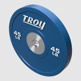 Troy Premium Performance Color Rubber Bumper Plates – 45 lbs (pair)