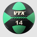 Troy VTX Leather Wall Balls – 14 lbs