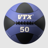 Troy VTX Leather Wall Balls – 50 lbs