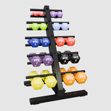VTX 10 Pair Aerobic Dumbbell Tree Rack (T-HDR) detail