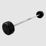 Troy 12 Sided Rubber-Straight Barbell - 80 lb (TSB-080R)
