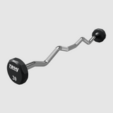 Troy 12 Sided Urethane-EZ Curl Barbell - 20 lb (TZB-020U)