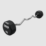 Troy 12 Sided Urethane-EZ Curl Barbell - 90 lb (TZB-090U)