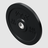 Troy VTX Solid Rubber Color Bumper Plates – 15 lbs Black (pair)