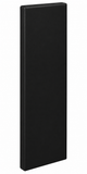 The Kodiak Sports, LLC Indoor Sports Wood Backed Wall Padding is a black, UV-resistant mat ideal for gym walls.