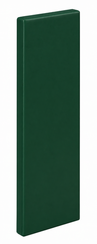 A Kodiak Sports Indoor Sports Wood Backed Wall Padding mat stands upright against a white background.