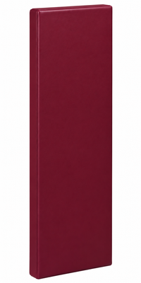 A Kodiak Sports Indoor Sports Wood Backed Wall Padding panel stands upright against a white background.