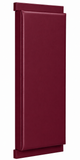 Kodiak Sports Indoor Sports Wood Backed Wall Padding, maroon with UV vinyl, smooth surface, mounted vertically.