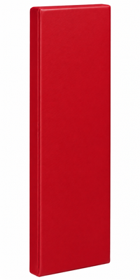 Kodiak Sports, LLC Indoor Sports Wood Backed Wall Padding, rectangular and red, upright against a white background.