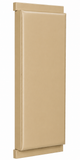 Kodiak Sports, LLC Indoor Sports Wood Backed Wall Padding with UV vinyl stands upright against a white background.
