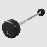 Troy VTX Round Urethane Fixed Straight Barbell - 30 lb (XSB-030U)