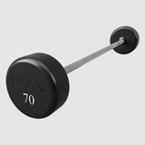 Troy VTX Round Urethane Fixed Straight Barbell - 70 lb (XSB-070U)