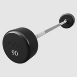 Troy VTX Round Urethane Fixed Straight Barbell - 90 lb (XSB-090U)